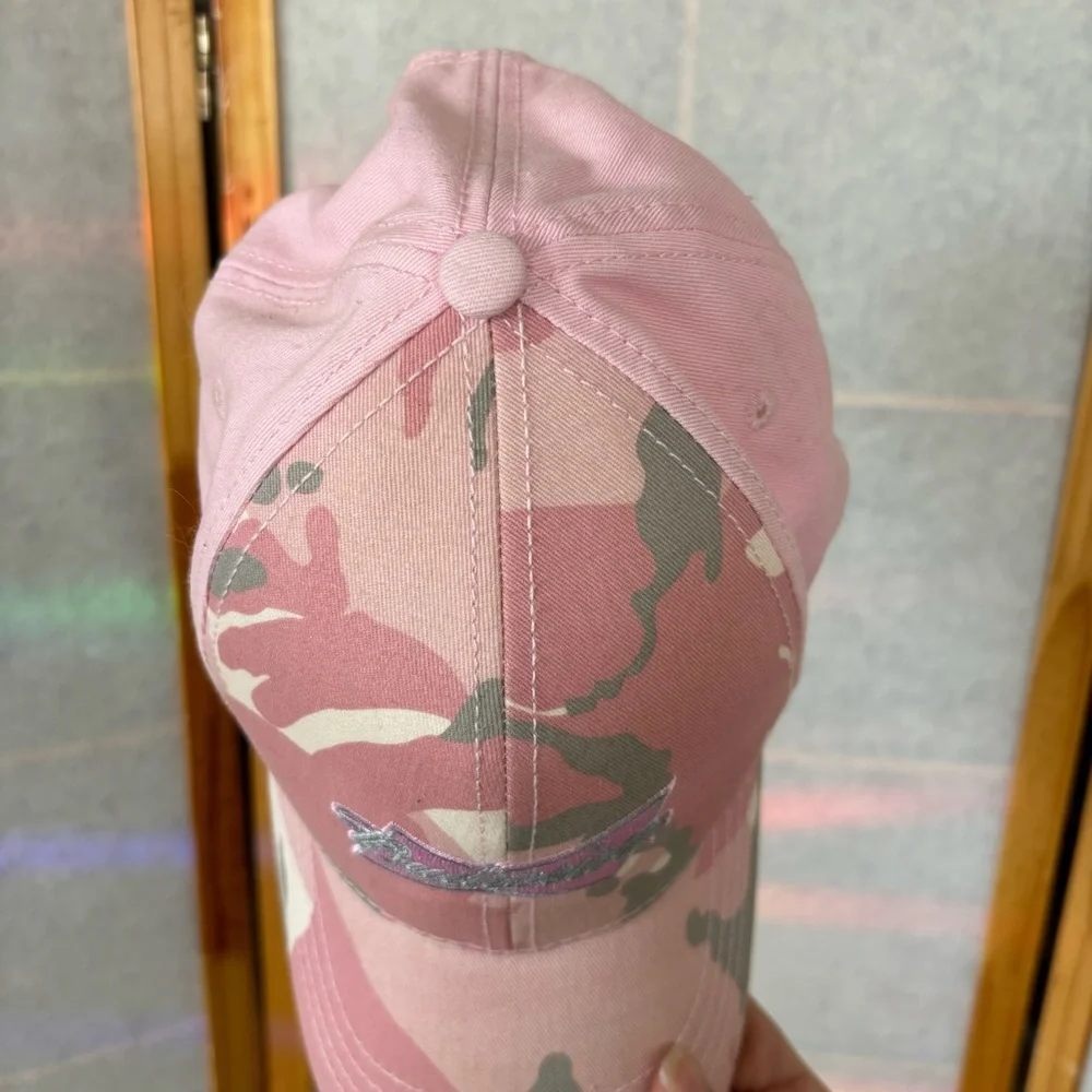Pink Camo Budweiser Baseball Cap Hat Adjustable Strap